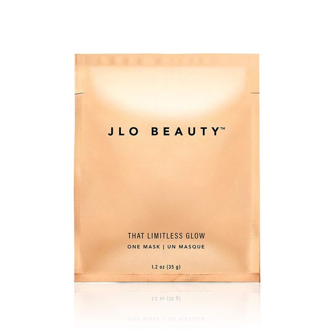 JLO BEAUTY That Limitless Glow Face Mask | Visibly Tightens, Lifts, Hydrates, Plumps, & Brightens For Glowy Skin, Infused With JLo Glow Serum | 1 Pack