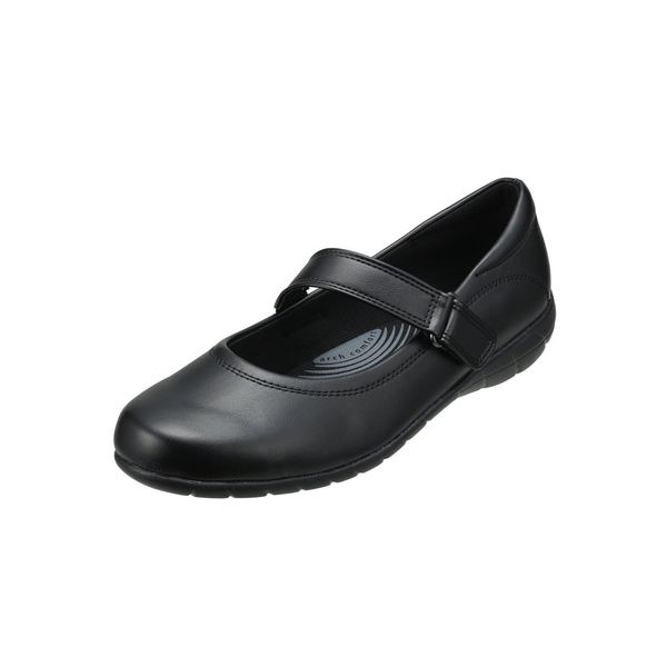 Pansy 4067 Office Shoes, Lightweight, Comfortable, Stretch Design, Strap, Stable and Easy to Walk, Black