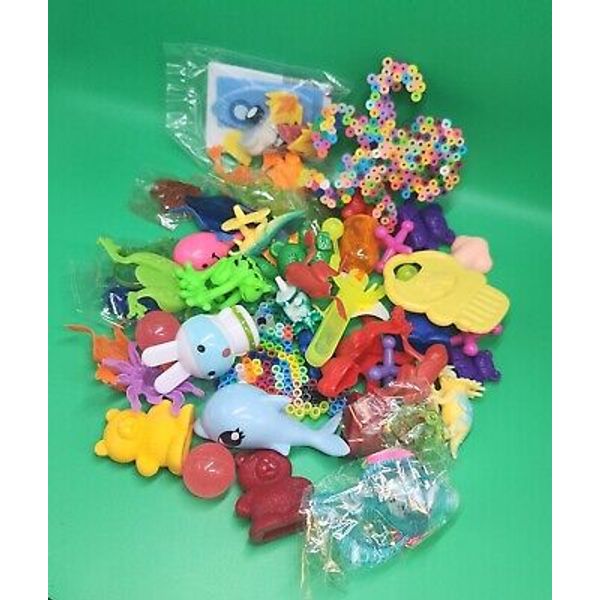 Junk Drawer Toy Figure Lot 50 Pc Assorted Mix Kid Child Novelty Vending Machine