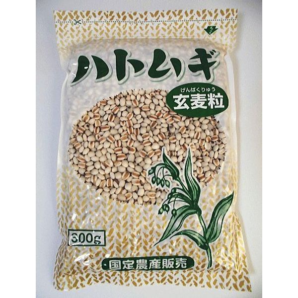 Pearl Barley Grains 10.6 oz (300 g) x 5 Bags Set (Unrefined Okayama Prefecture Harat)