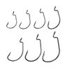 eeldog Offset Hooks Set for Bass Worm Soft Lures (4/0, 50 Pieces)