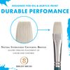 Princeton Ashley Paintbrush, Size 8, Blue Green