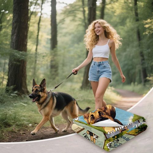 VMREAYR German Shepherd Gifts for Women, Gifts for German Shepherd Lover, Dog Throw Blanket 60" X 50", Shepherds Mom Gift Blanket