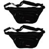 2er Pack Schwarze Bauchtaschen
