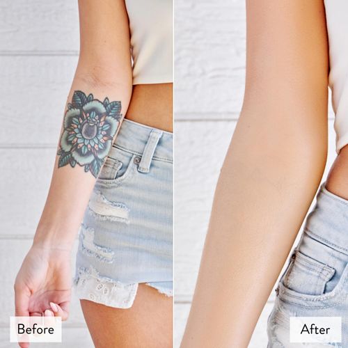 Best Bronze Bombshell Body & Leg Makeup - Waterproof Leg Makeup & Body Foundation - Body Makeup for Scars, Varicose Veins Cover Up & Leg Concealer (NC45 Bronze)
