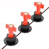 ANCLLO 24 Pack Replaceable T Lock Tile Leveling System Updated Reusable Tile Spacers with Bubble Level Head Anti-lippage Tile Installation Tools