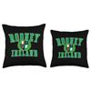 Irish Surname Rooney Ireland Crest Throw Pillow