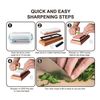 Prime Cook Knife Sharpening Stone Set 1000/3000 Grit with Bamboo Base