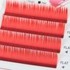 Air Sable Flat Vivid Tone Red 4 Lines J Curl0.15mmÃ—10mm