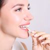 Isshah Biodegradable Bamboo Handle Interdental Brushes Between Teeth Cleaner Deep Clean Toothpick, Size 1 (0.45mm), 40 Count