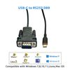 DSD TECH SH-RS232M USB-C to RS232 DB9 Serial Cable with FTDI Chip for Windows Linux Mac