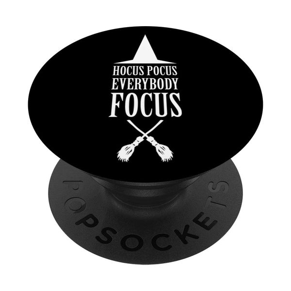 Halloween Teacher, Hocus Pocus Everybody Focus PopSockets Swappable PopGrip