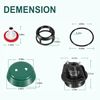 For Apollo PVB4A, 4A-500, 1/2"-3/4" Float & Bonnet Complete Repair Kit 4A00407