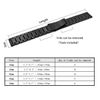 Berfine 18mm Quick Release Watch Strap,Premium Solid Stainless Steel Watch Band Replacement,Black