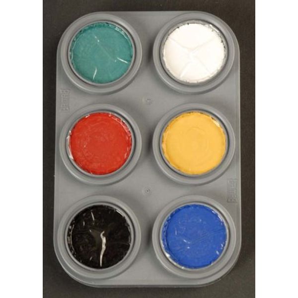 Water Make-Up 6 Colour Face Painting Palette A
