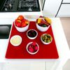 Square Placemat Set - Gloss Brown 4 Placemats Standard 28cm