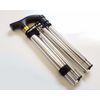 MIFAH LIGHTWEIGHT WALKING STICK, DURABLE, FOLDABLE ALUMINIUM ALLOY ELDERLY WALKING STICK CANE (Silver)