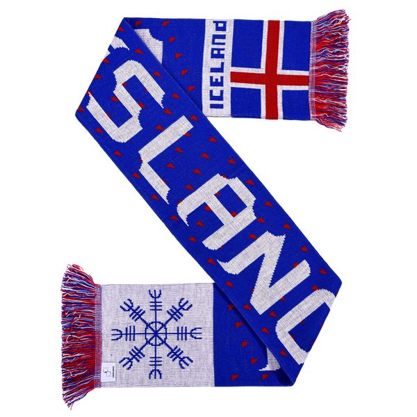 Iceland Island Soccer Knit Scarf