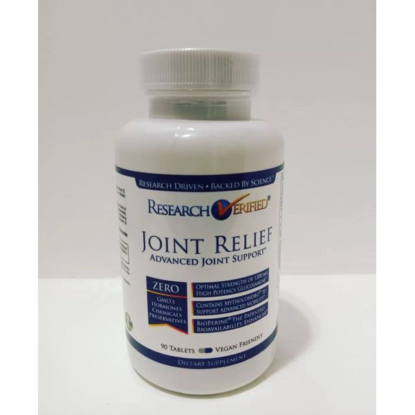 Research Verified  JOINT RELIEF Advance Joint Support 90 Tablest Best BY:8/2025