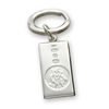 CJoL - Personalised Solid 925 Sterling Silver St Christopher Custom Hallmarked Ingot Keyring In Gift Box