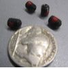 Steel Self Locking Set Screws, Nylon Patch, Cup, 10-32 x 1/4" Length, 25 Pc