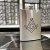 8oz Freemason Hip Flask