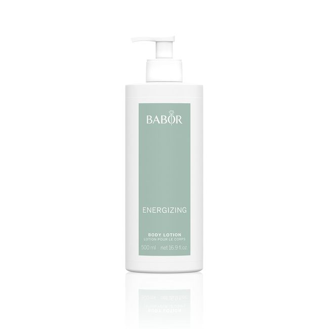 BABOR SPA Energizing Body Lotion, schnelleinziehende Körperlotion für jede Haut, Feuchtigkeitspflege, Frei von Parabenen, Sinnlicher Duft, Vegane Formel, Big Size, 1 x 500 ml