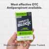 SweatBlock Underarm & Body Antiperspirant Wipes for Men & Women - Clinical Strength for Hyperhidrosis & Sweat Control - Stop Sweating w/up to 7-Day Protection per Wipe - Unscented - Pack of 10 Wipes