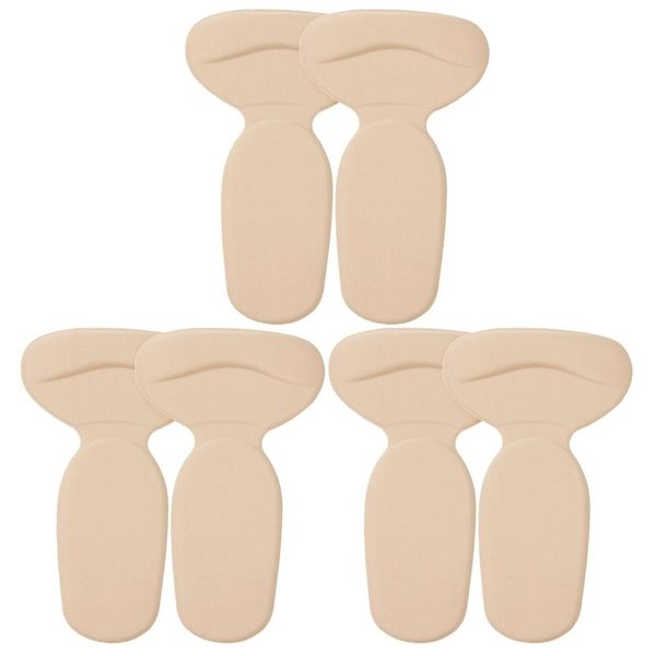 PhoenixSole Anti-Scrub Gel Cushion with Double Sided Tape, Beige x 3 Pieces, Beige x 3 pieces