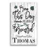 From This Day Forward Wedding Gift Sign CUSTOMIZED for Couple EST. Established D