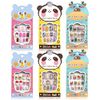 144 x Kids False Nails Pre-Glued 12 Individual Boxes Cute Designs & Colours (12 Sets)