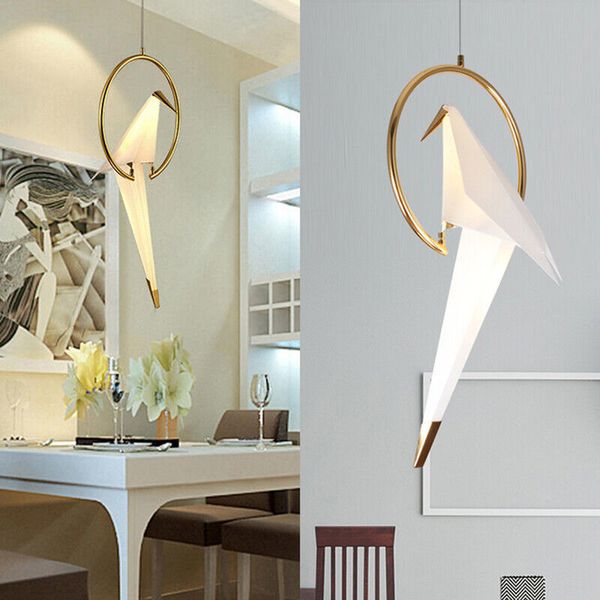 Comtemporary Chandelier Ceiling Light Bird Deco LED Hanging Pendant Lamp Light