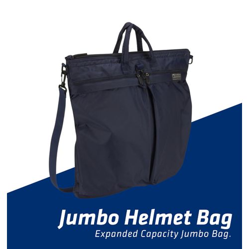 FlyBoys - Jumbo Helmet Bag - Ultra-Durable - Maximum Protection - Shock Absorption - Water Resistant - 7 Storage Pockets - Padded Handles - FOD Prevention - Blue
