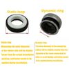 Water Pump Mechanical Shaft Seal Single Coil Spring Self-priming Pump (1/2"-2PCS)