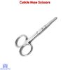 Ball Ear Hair Nose Mustache Beard Scissors Round Ended Tip Trimmer Tools