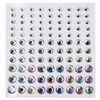 077 Rhinestone Sticker (Deco Sticker) Jewelry Type 0.2 - 0.4 inches (4 - 9 mm) [Silver)