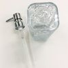 Senko 42923 Clear Rose Shampoo Bottle, Light Blue
