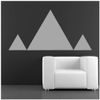 azutura Triangle School Nursery Wall Sticker Pack Strawberry Red