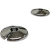 E2trade 2 Chrome 15mm Radiator Pipe Hole Collars Cover Radsnaps