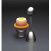 MasterClass Kitchen Craft Egg Topper, Stainless Steel, Silver, 9 x 12 x 16 cm