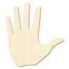 Holz Hand - Deko Basteln 3-50cm, Größe:25cm, Pack mit:1 Stück