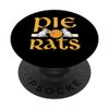 Pie Rats Eye Patch Sailing Ocean Pirate Lover Pizza PopSockets Swappable PopGrip
