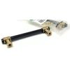 6 Mills Pride Black Nickel Solid Brass Pull 4-3/4" center is 3 13/16" drawer NOS