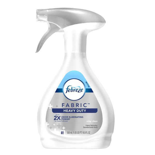 Febreze Fabric Refresher Heavy Duty Crisp Clean Air Freshener (1 Count, 500 Ml)