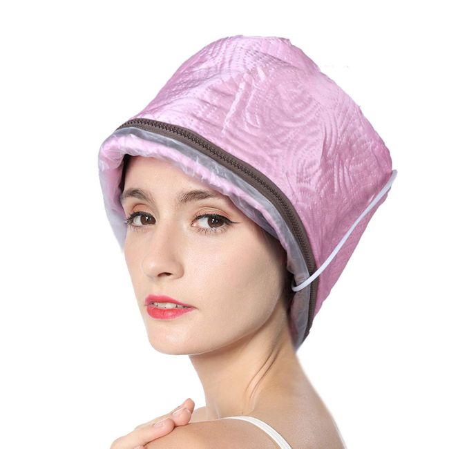 Hair Steamer Cap, üç kademeli, sıcaklığı ayarlanabilir, otomatik bakım kuaför şapkası, kuaför salonu ısıtma başlığı, saç boyama, saç bakımı ve saç kurutma için