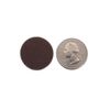 Playfully Ever After 1 Inch Brown 100pc Felt Circle Stickers