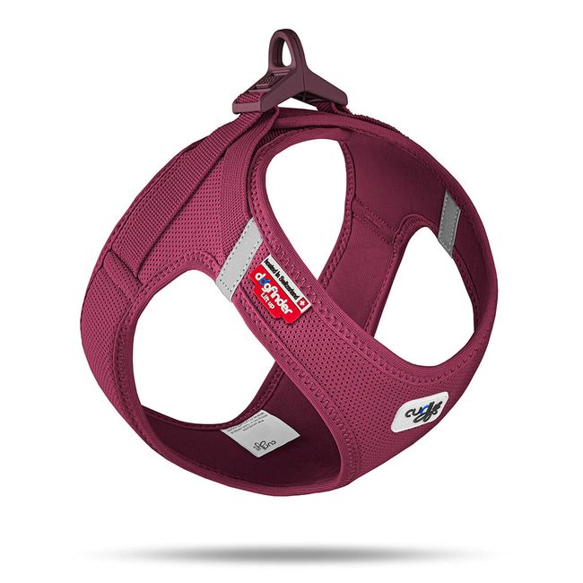 Vest Harness curli Clasp Air-Mesh Ruby M