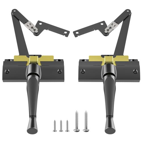 TAMIDN Split Arm Operator with Handle, Left and Right Hand Options, Compatible with Andersen A Series and 400 Series Perma-Shield Casement Windows from 1982 to 1995 Black