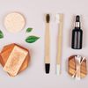 24 Pcs Kids Bamboo Toothbrushes Soft Bristles BPA Free Wood Toothbrush Bulk Colorful Wooden Handles Children's Toothbrush for Toddler Home Travel Teeth Oral Dental Care Individually Wrapped, 5.7 Inch
