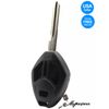 Brand New Mitsubishi Replacement Uncut Key Blade Car Remote Combo Shell 3 Button